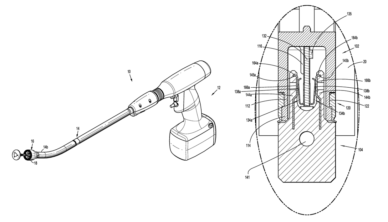 Chip assembly for reusable surgical instruments