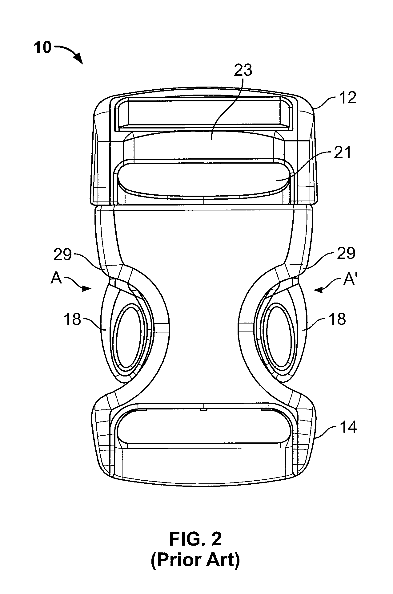 Side-release buckle assembly