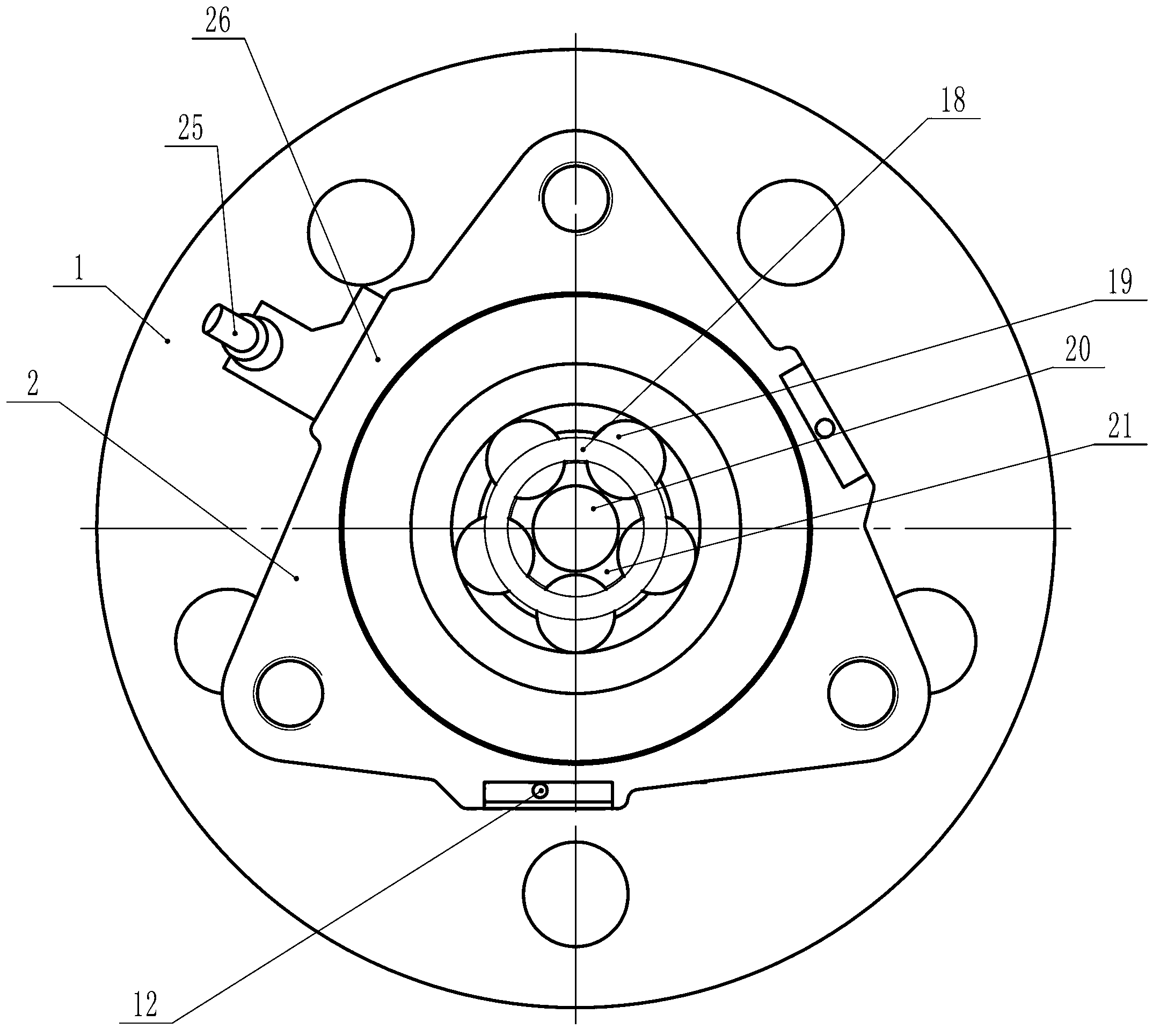 Intelligent wheel hub bearing unit