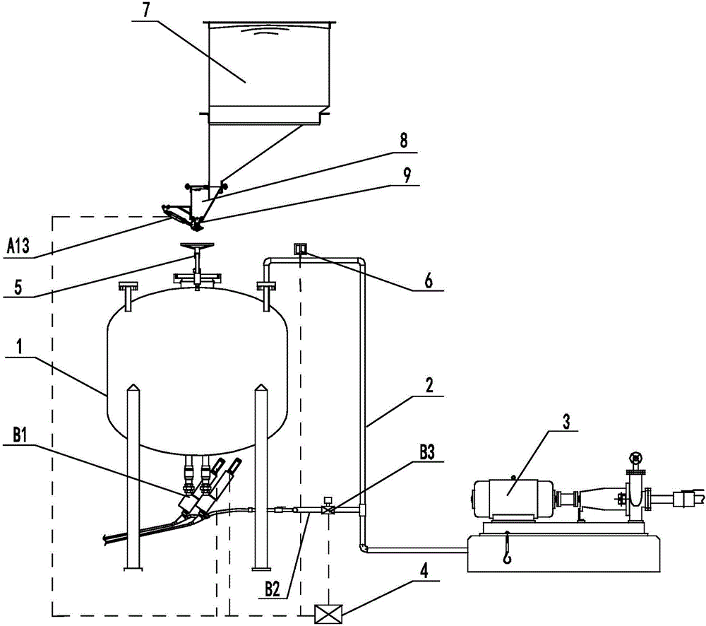 Dry abrasive feeding device