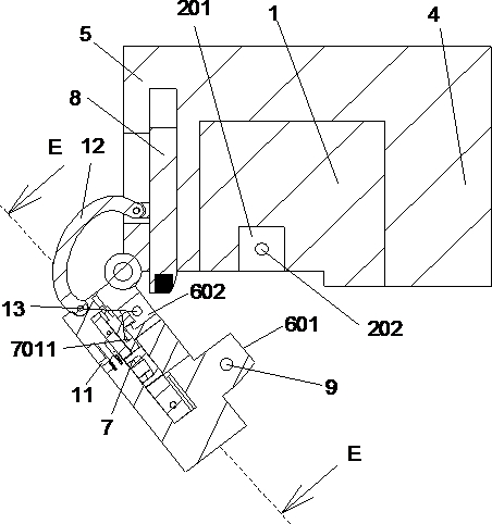 Partition plate for semitrailer