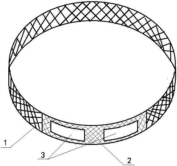 Fixing elastic sleeve for nasion bandaging