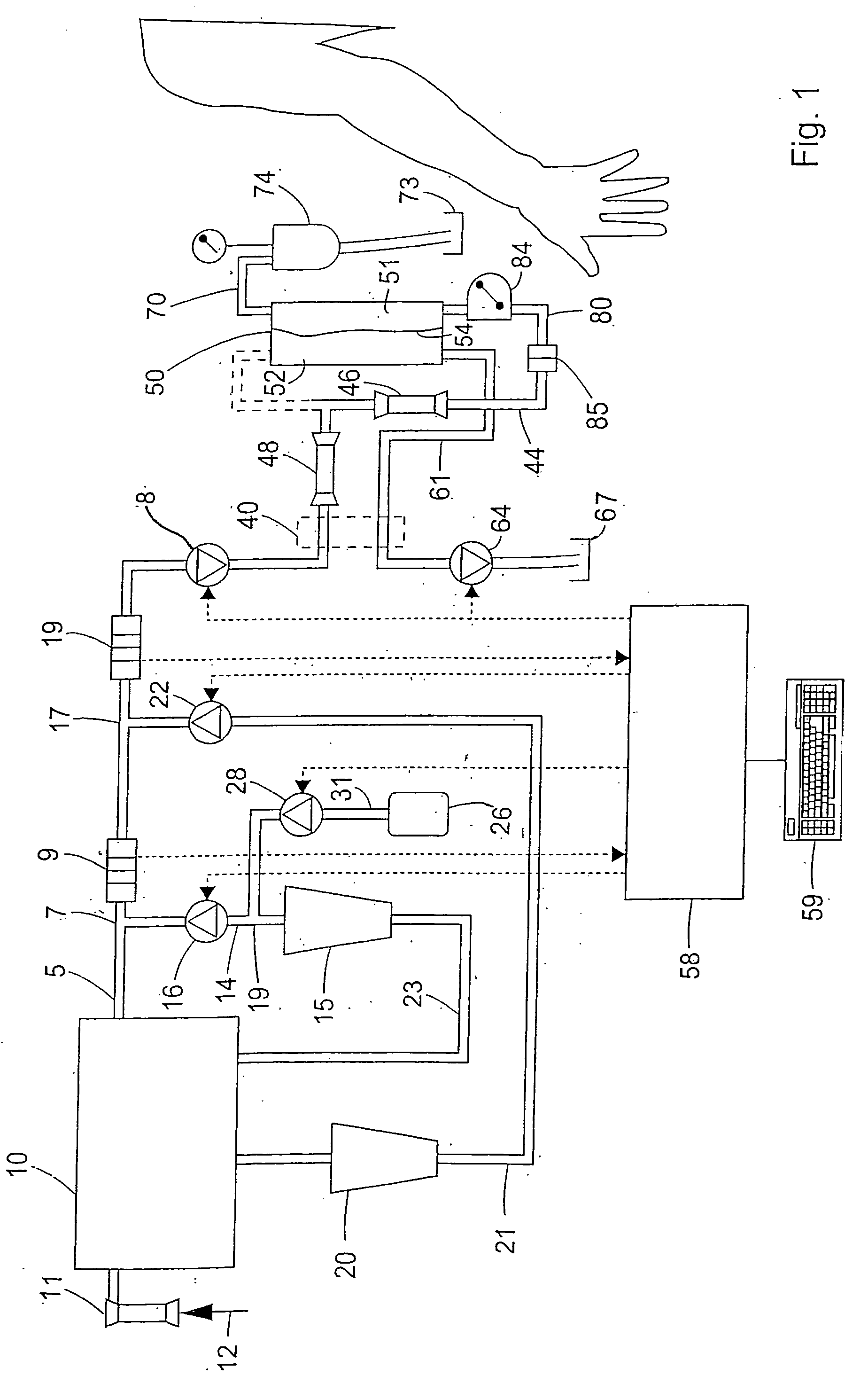 Method of operating a dialysis machine