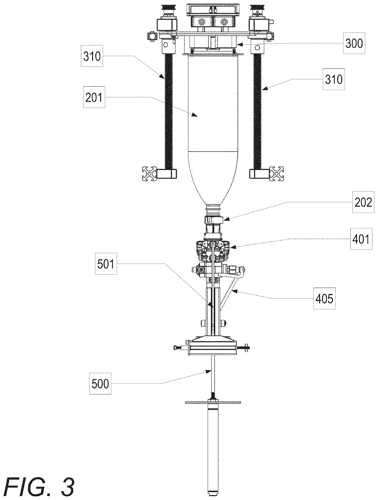 Apparatus and method for testing liquid propelled rocket