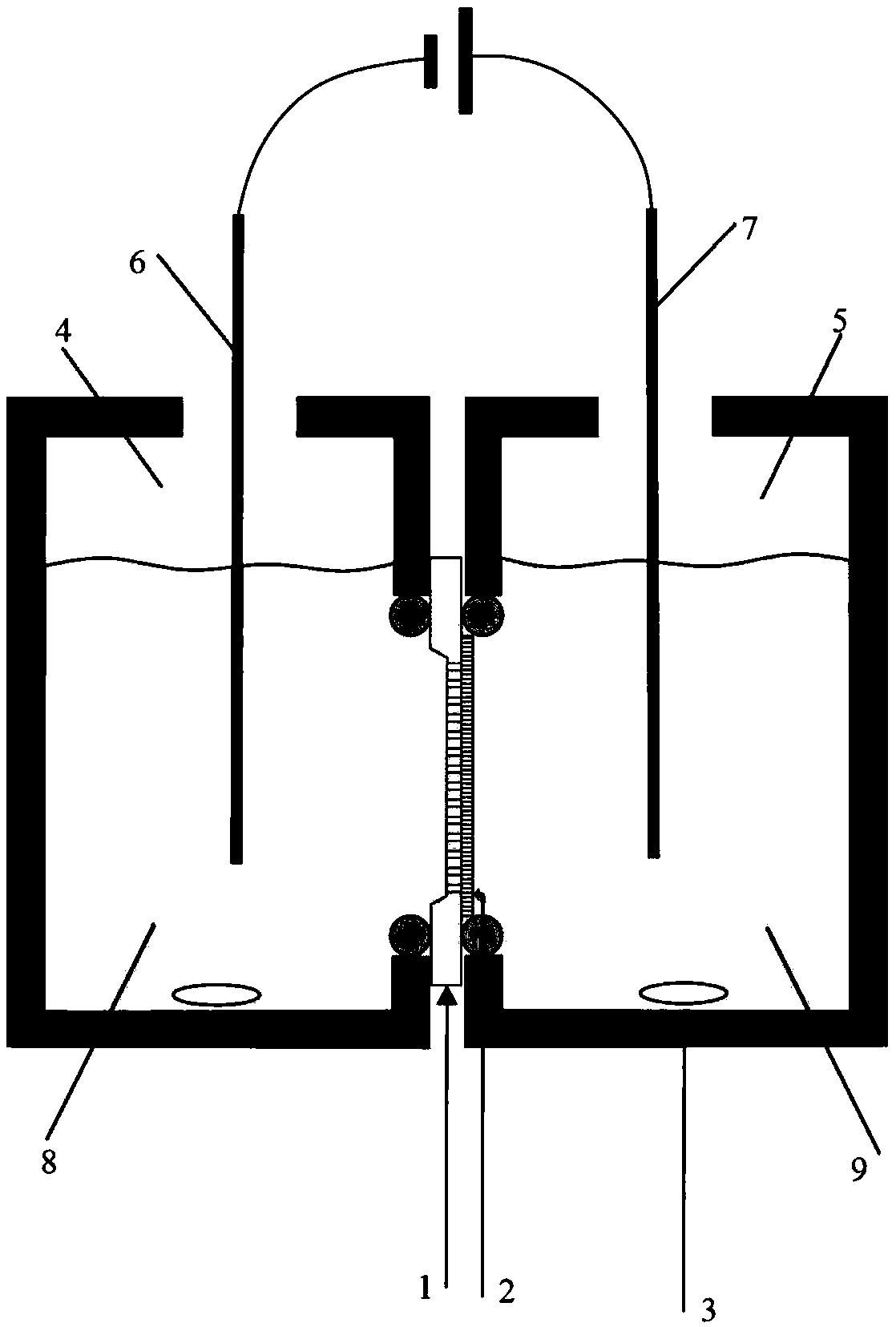 Low-pressure electroosmosis pump based on nano porous thin film