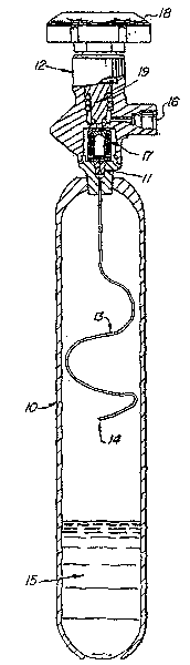 Failure protection discharge valve for pressure vessel