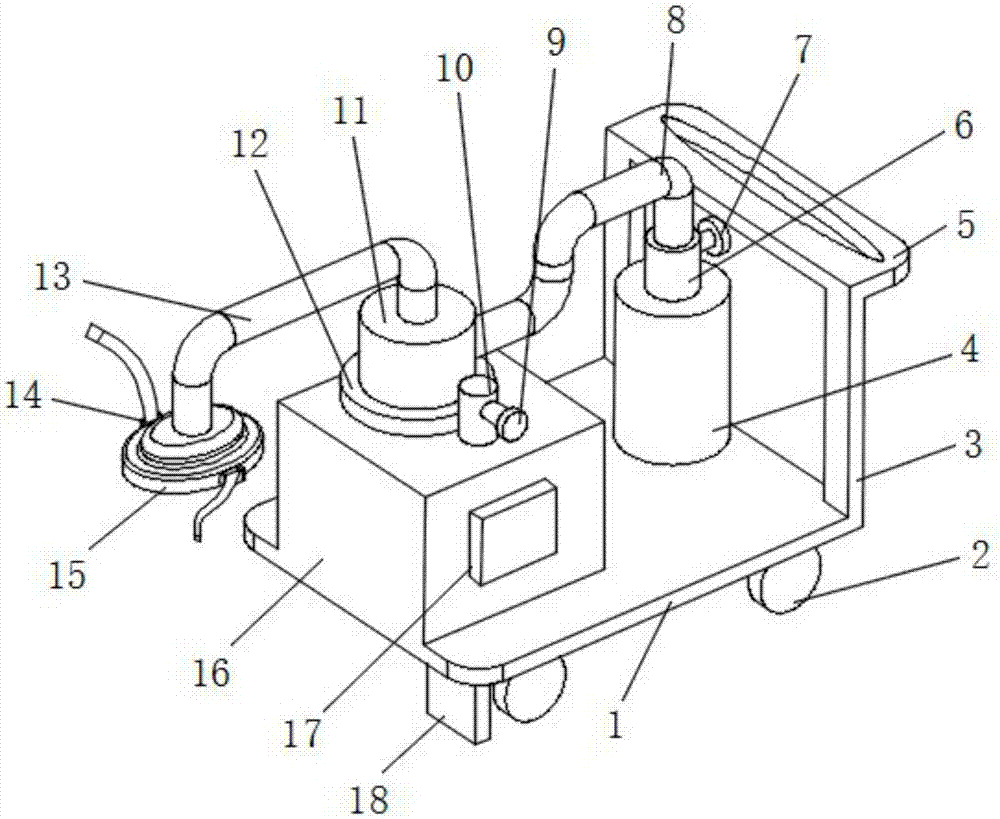 Moistening respiratory nursing device for patient subjected to tracheotomy