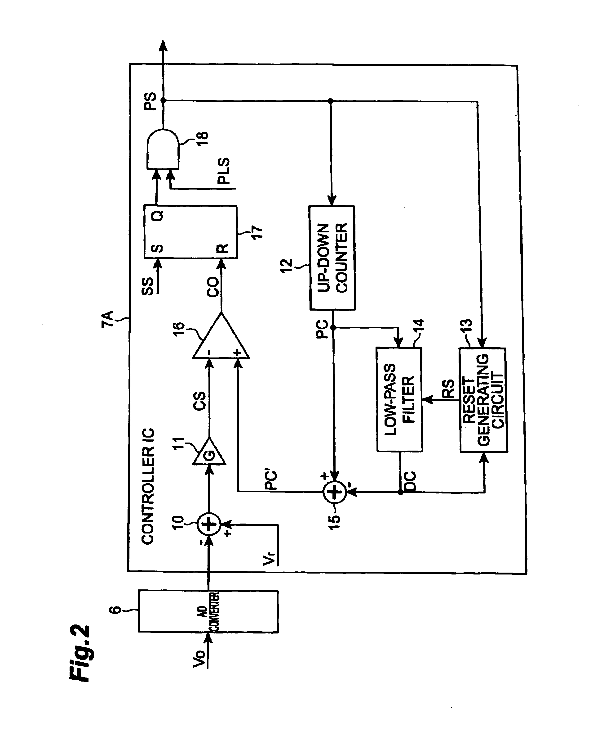 Switching power supply controller and switching power supply