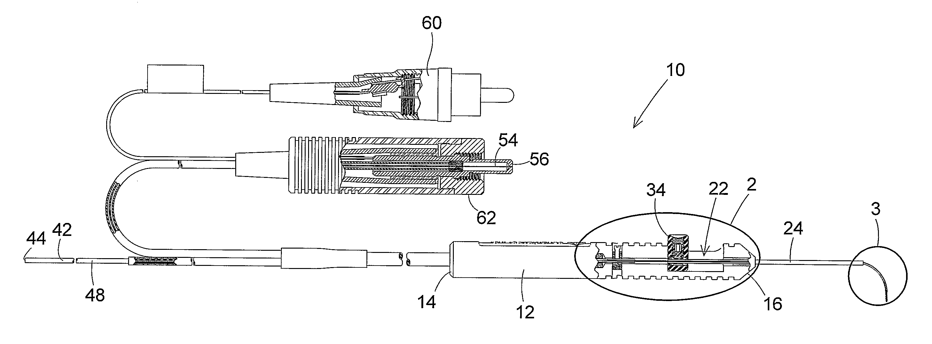 Illuminated Directional Laser Probe