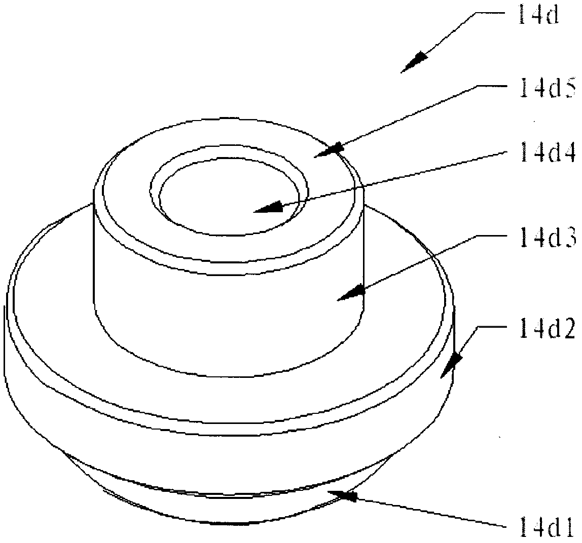 Motor-driven three-way valve