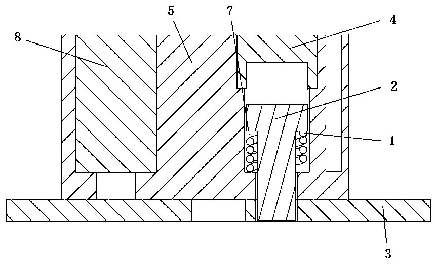 A method and device for ensuring safety in the chamber of small-caliber ammunition