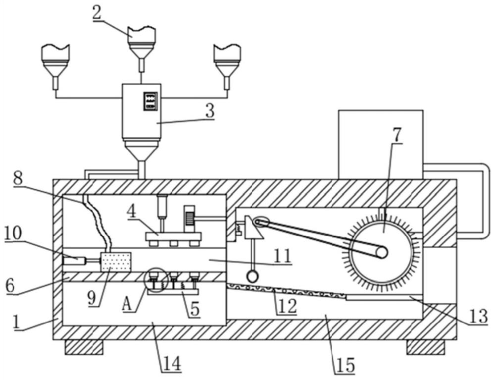 Intelligent preparation method and device of composite peptide for improving sleep quality