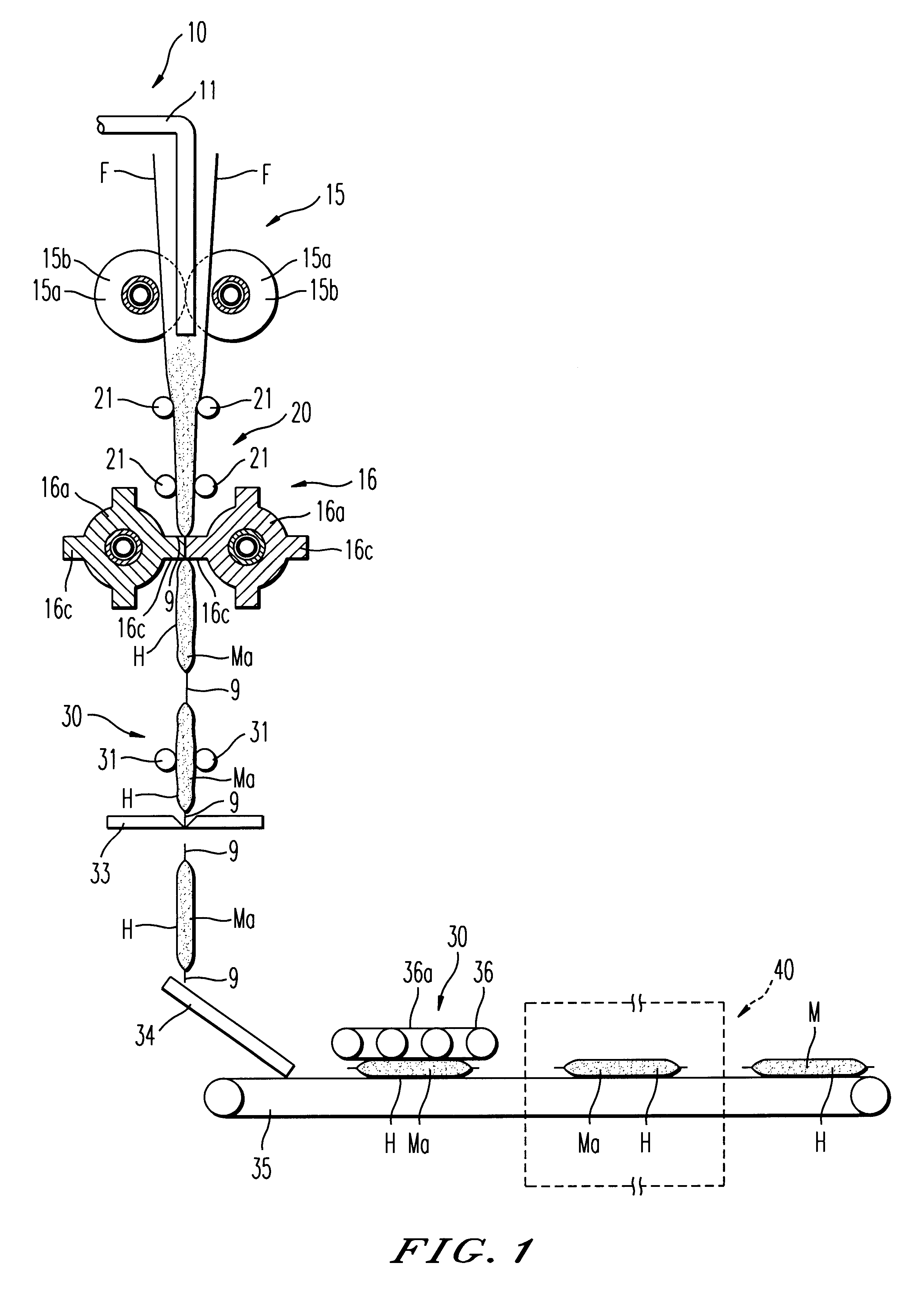 Method of making plate-like frozen raw hamburger-like matter packaged by film