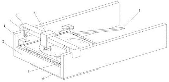 Laser cutting device for machining accessories of ship crane