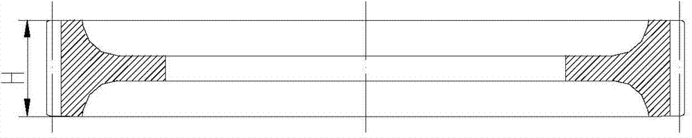 Carburizing and quenching method for cylindrical gear