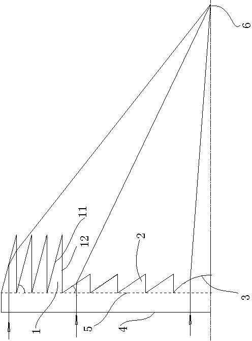 Thin Fresnel lens with a short focal length