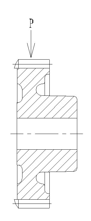 Precision forging method for reverse idle gear of automobile gearbox