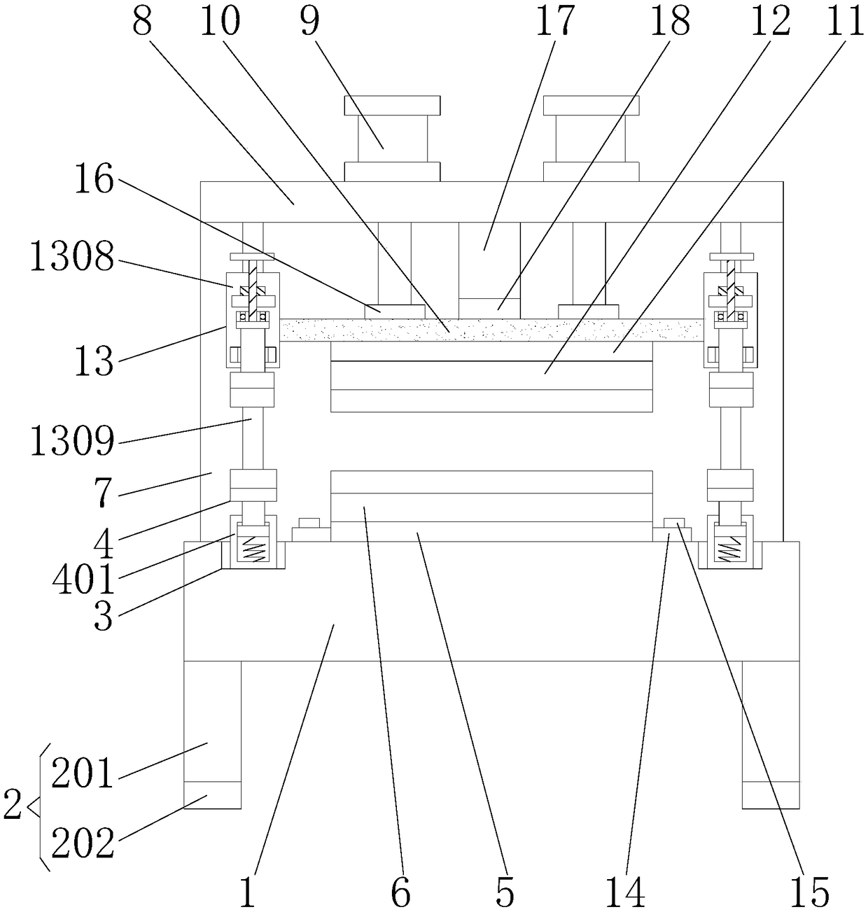 Cable sheath repairing machine with fixing function