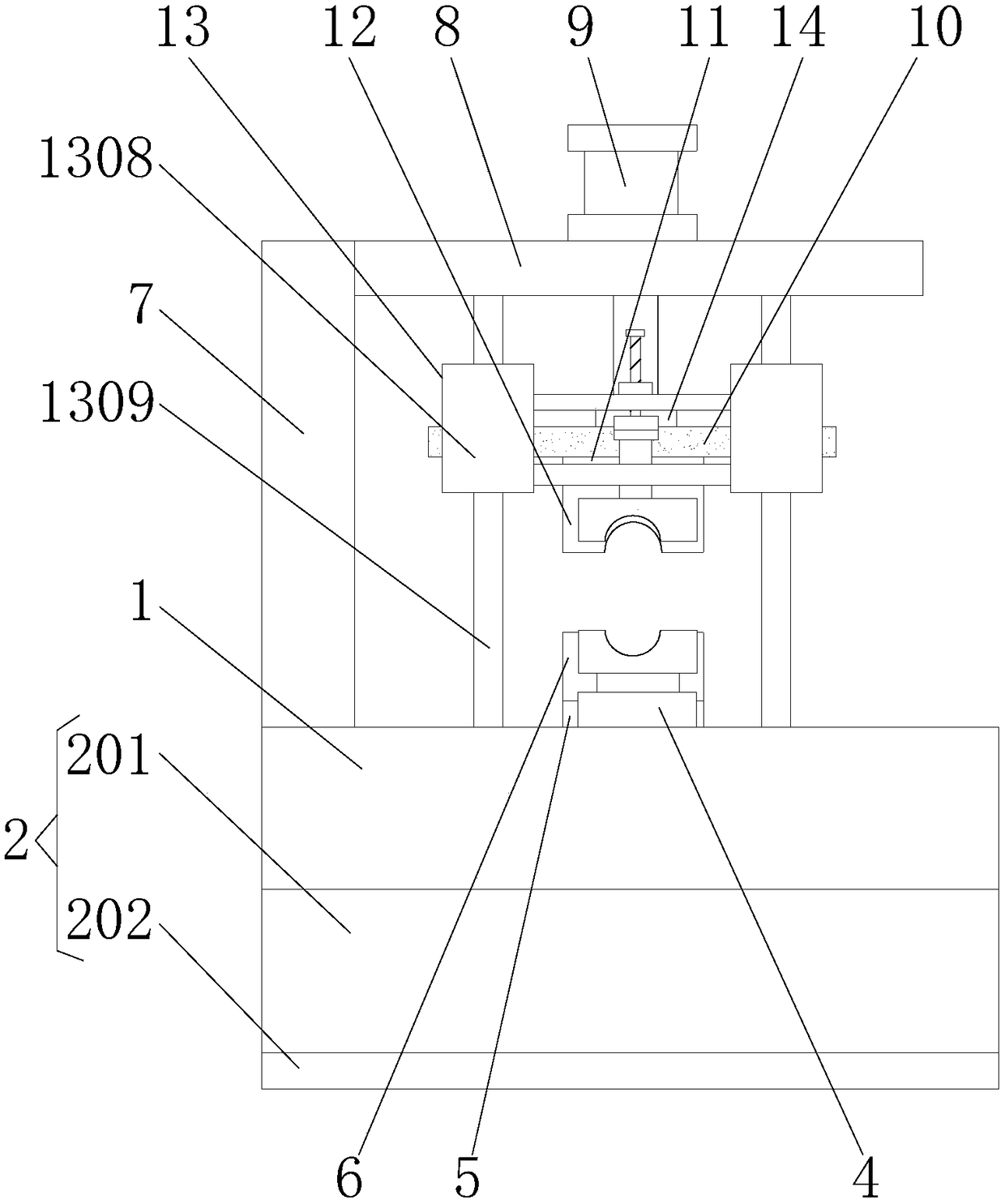 Cable sheath repairing machine with fixing function