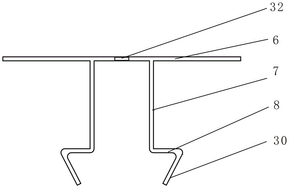 A multi-functional supporting profile assembly for toilets with drainage on the same floor