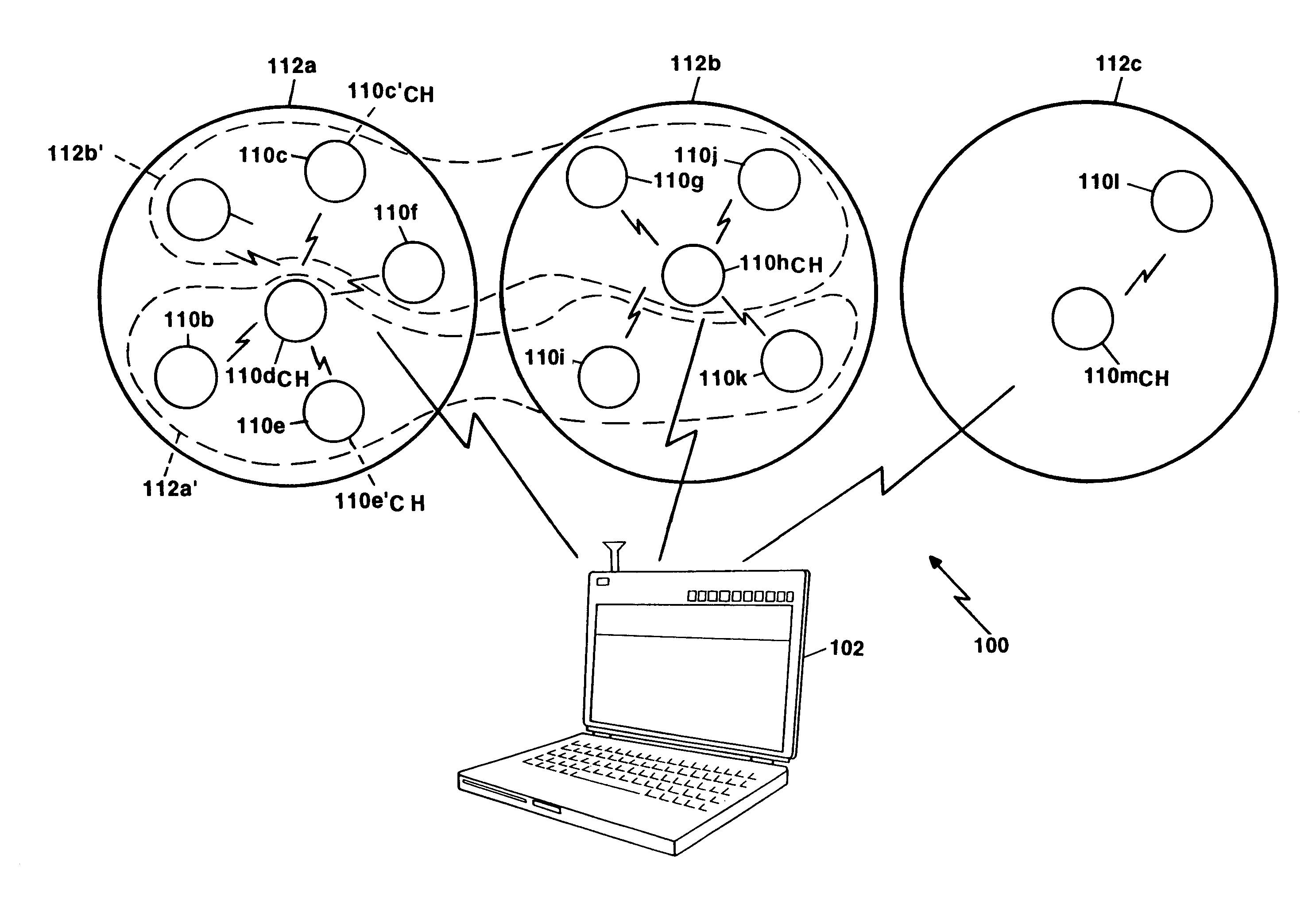 Method for low-energy adaptive clustering hierarchy