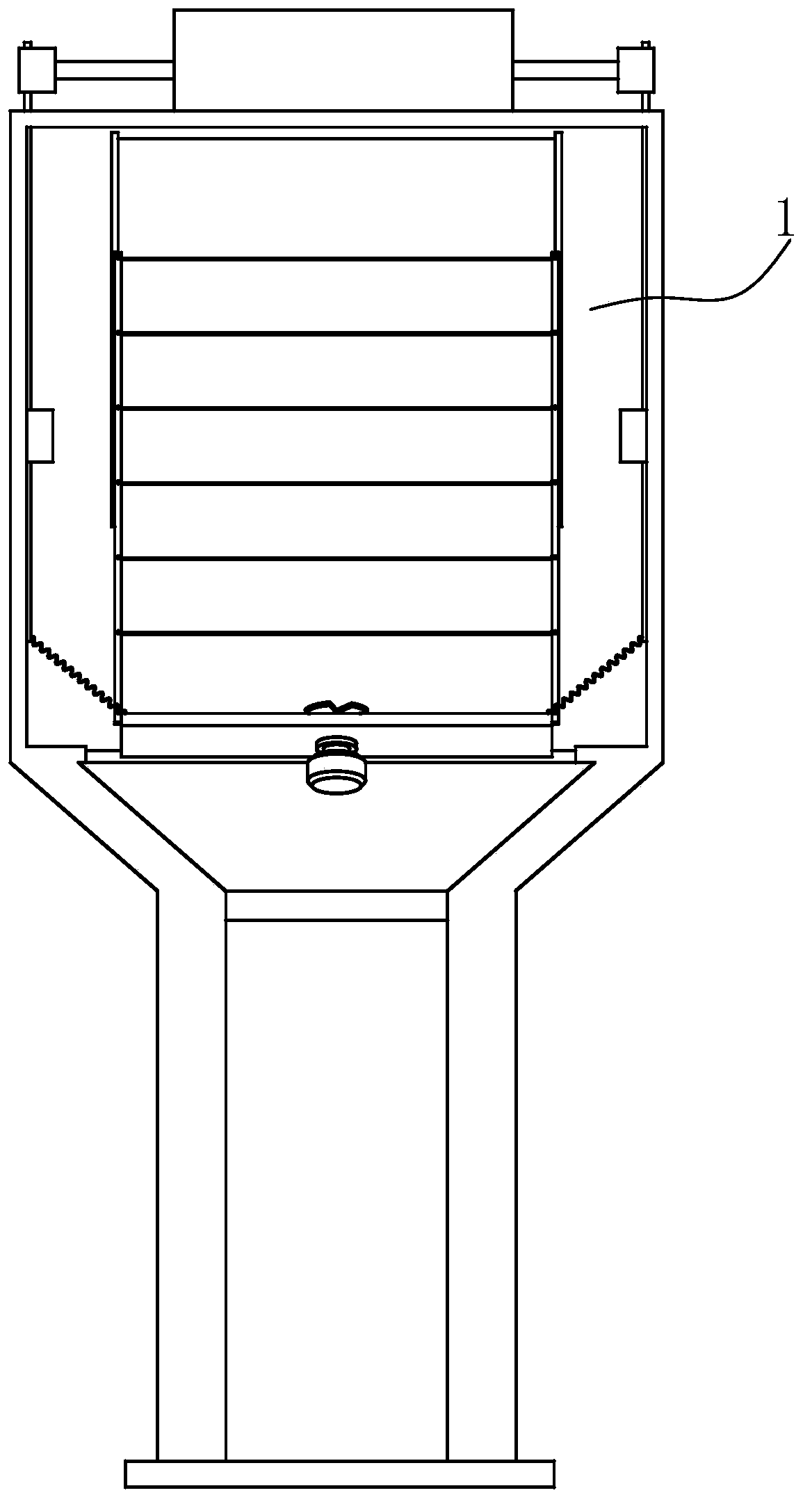 Energy-saving LED display screen with curved-surface air deflector and using method thereof