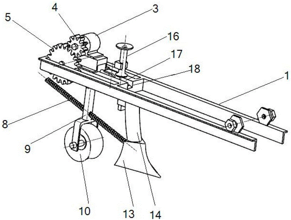 Pusher-type seed-metering device