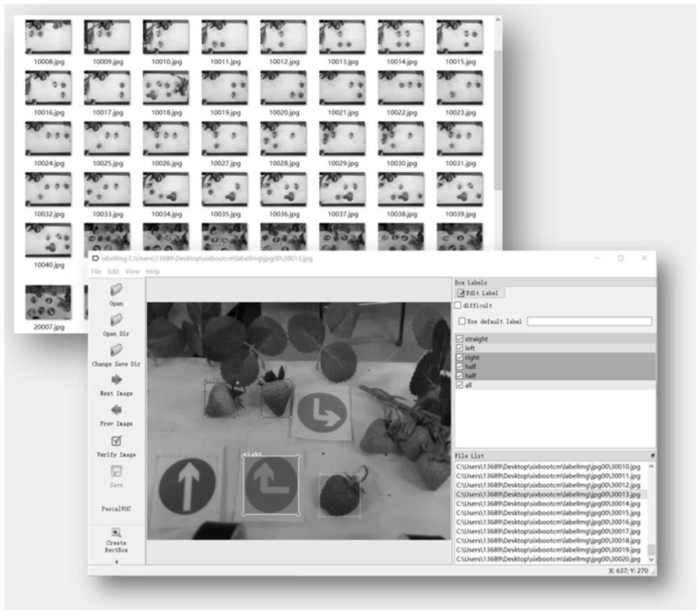 Agricultural picked object recognition algorithm based on database