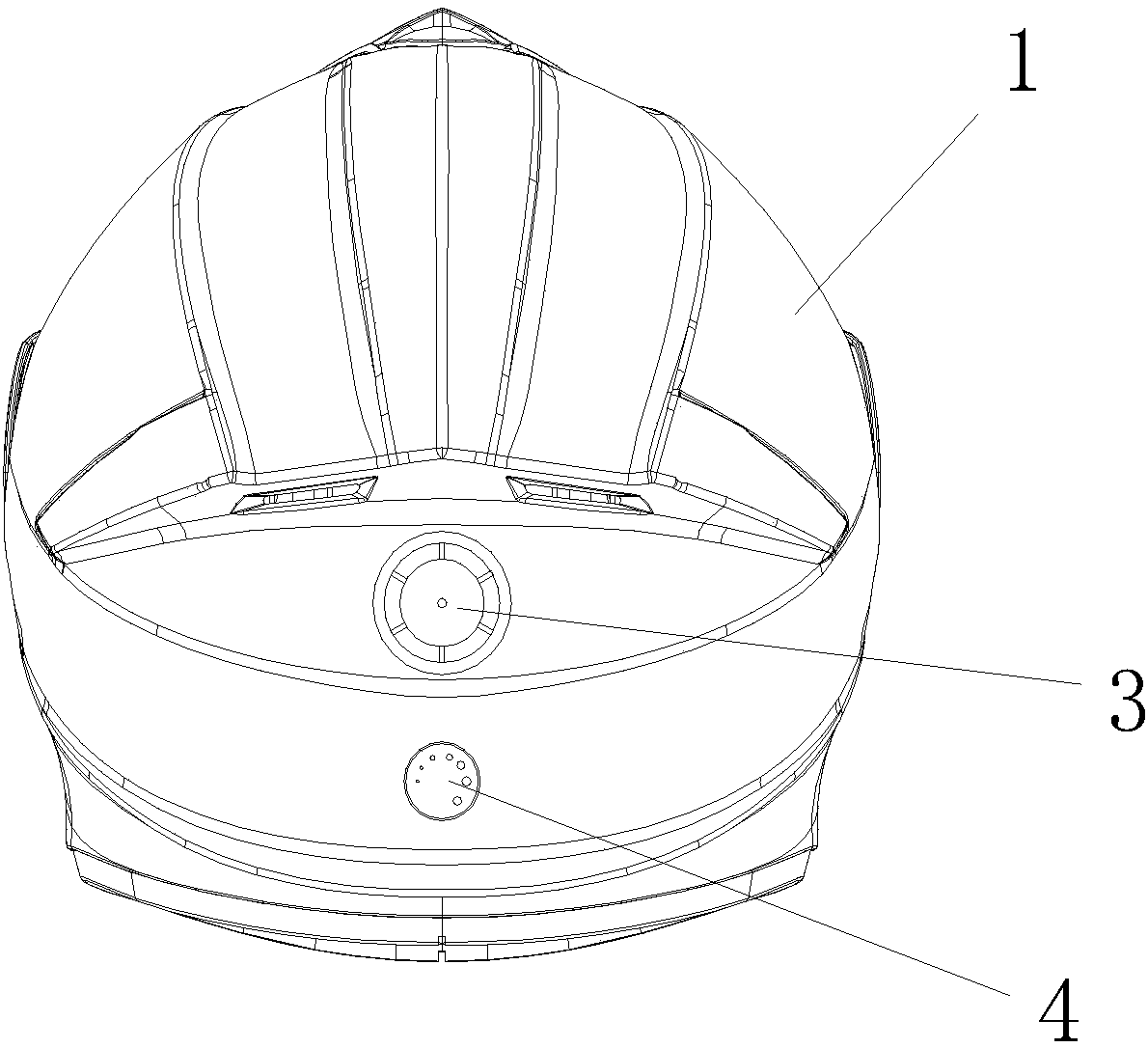 Helmet with haze-preventing function