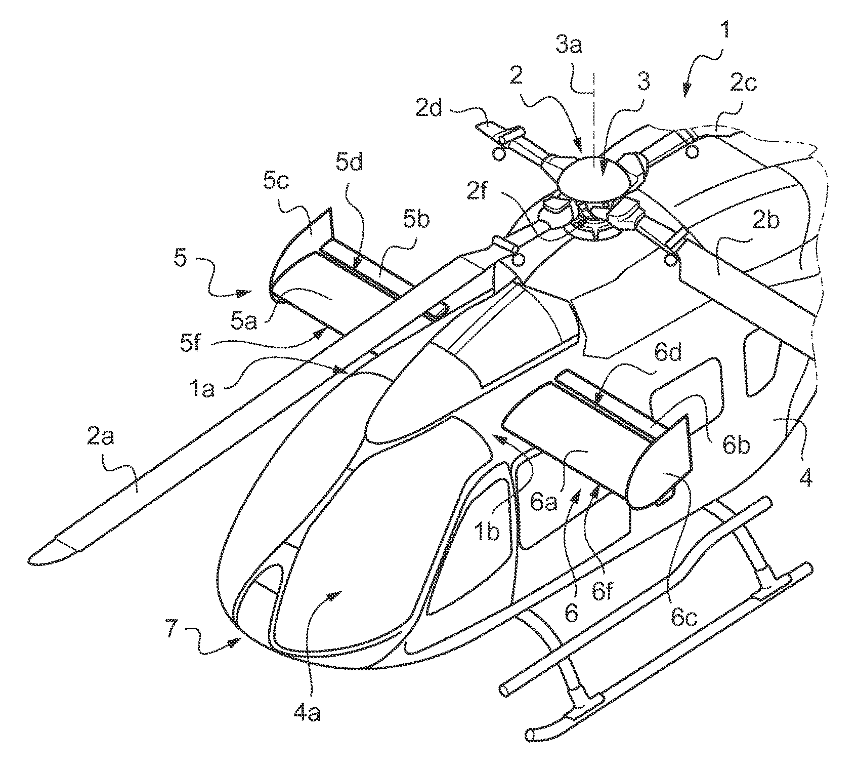 Rotorcraft with a fuselage and at least one main rotor