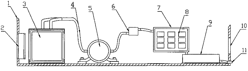 Membrane process water extraction device from air