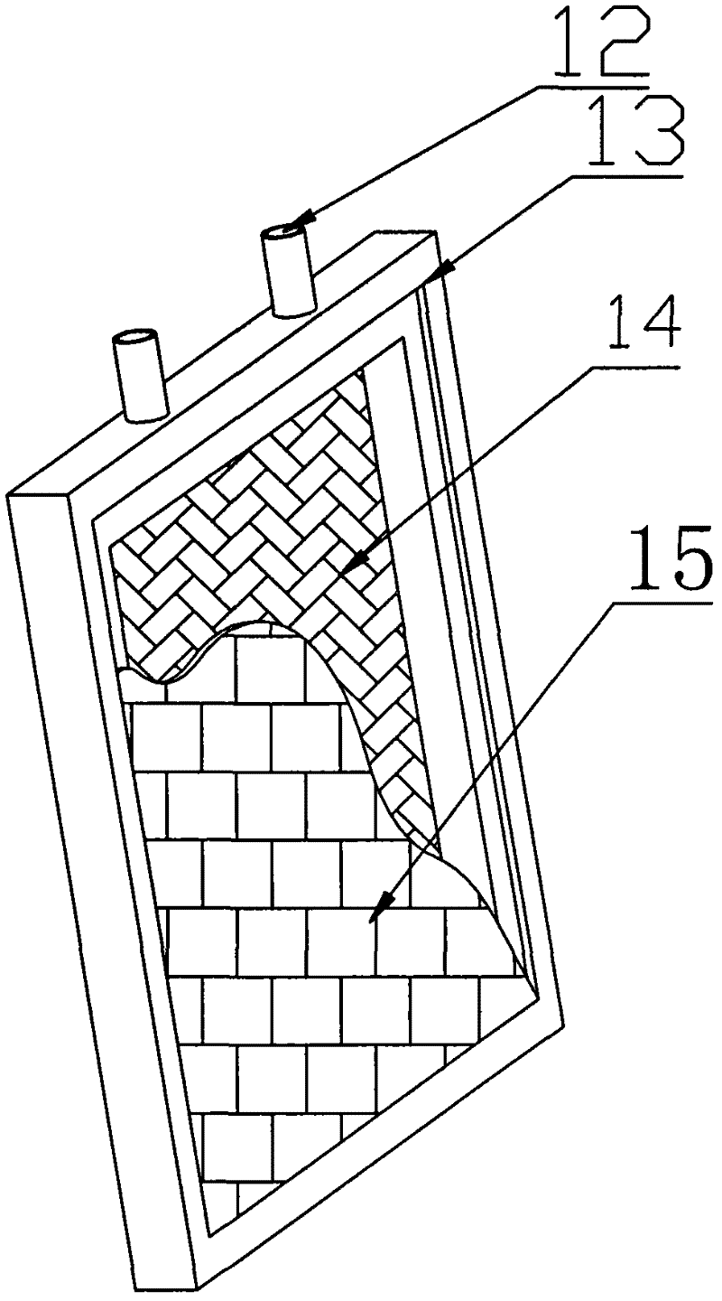 Membrane process water extraction device from air