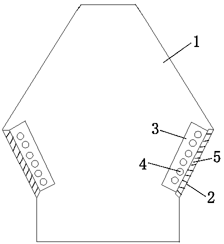 Method for preparing Sialon material inside blast furnace