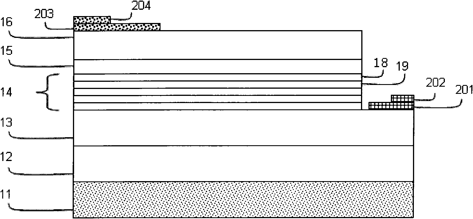 Novel semiconductor light-emitting diode