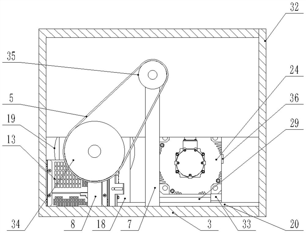 Driving loading platform under low-temperature vacuum condition