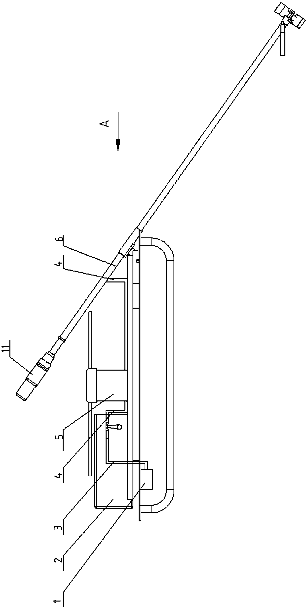 A breeding pond ozone water treatment device