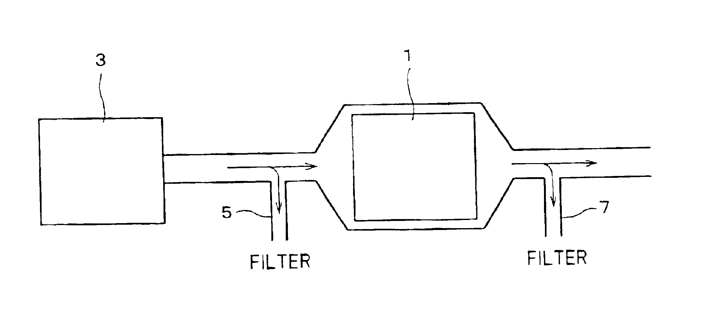 Filter made of porous ceramic sintered body