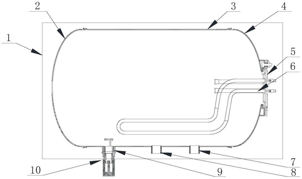 Water storage tank and water heater