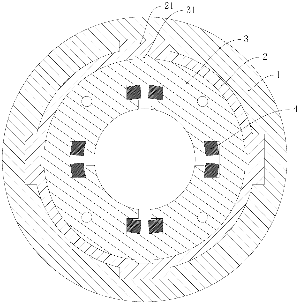 Magnetic suspension bearing stator, magnetic suspension bearing, motor, compressor and air conditioner