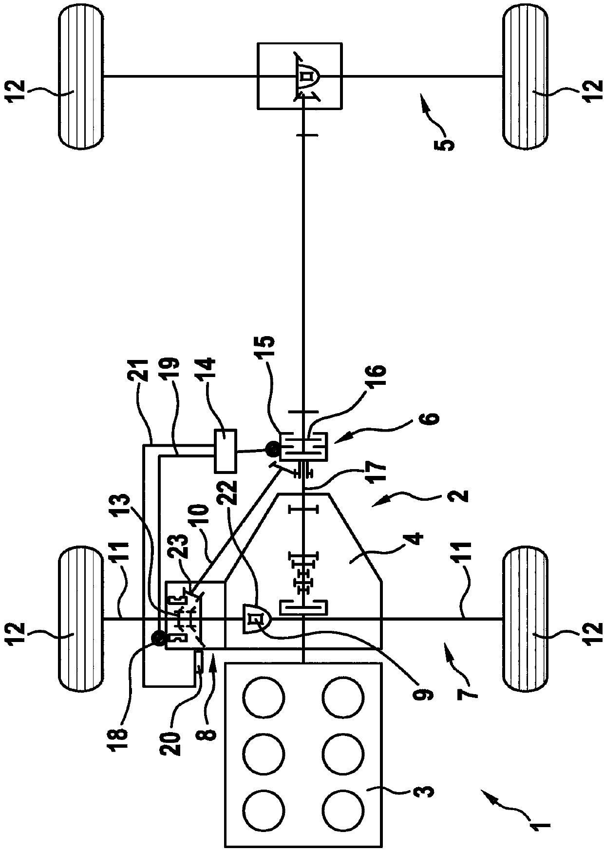 Method for operating a motor vehicle comprising an all-wheel drive that can be enabled and disabled by determining an angular acceleration of components which are uncoupled when the all-wheel drive is disabled