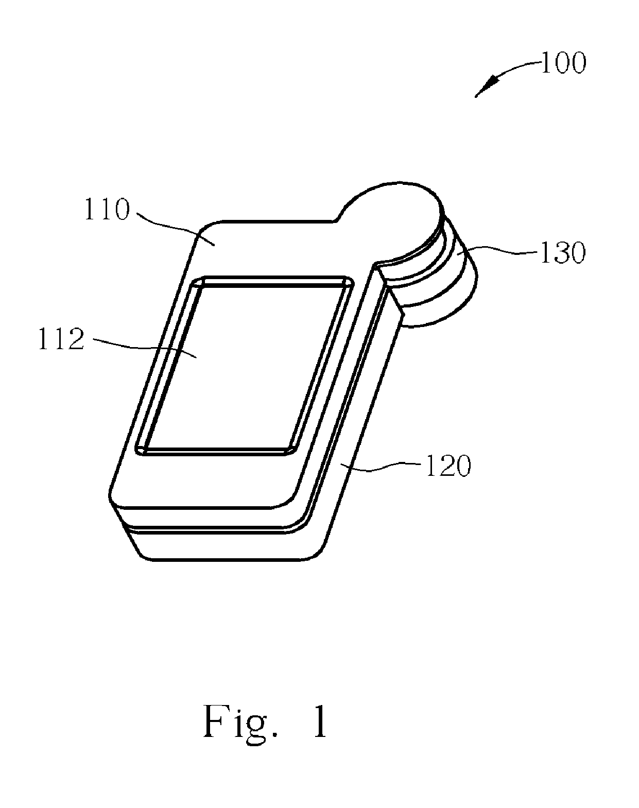 Electronic device having a rotating housing