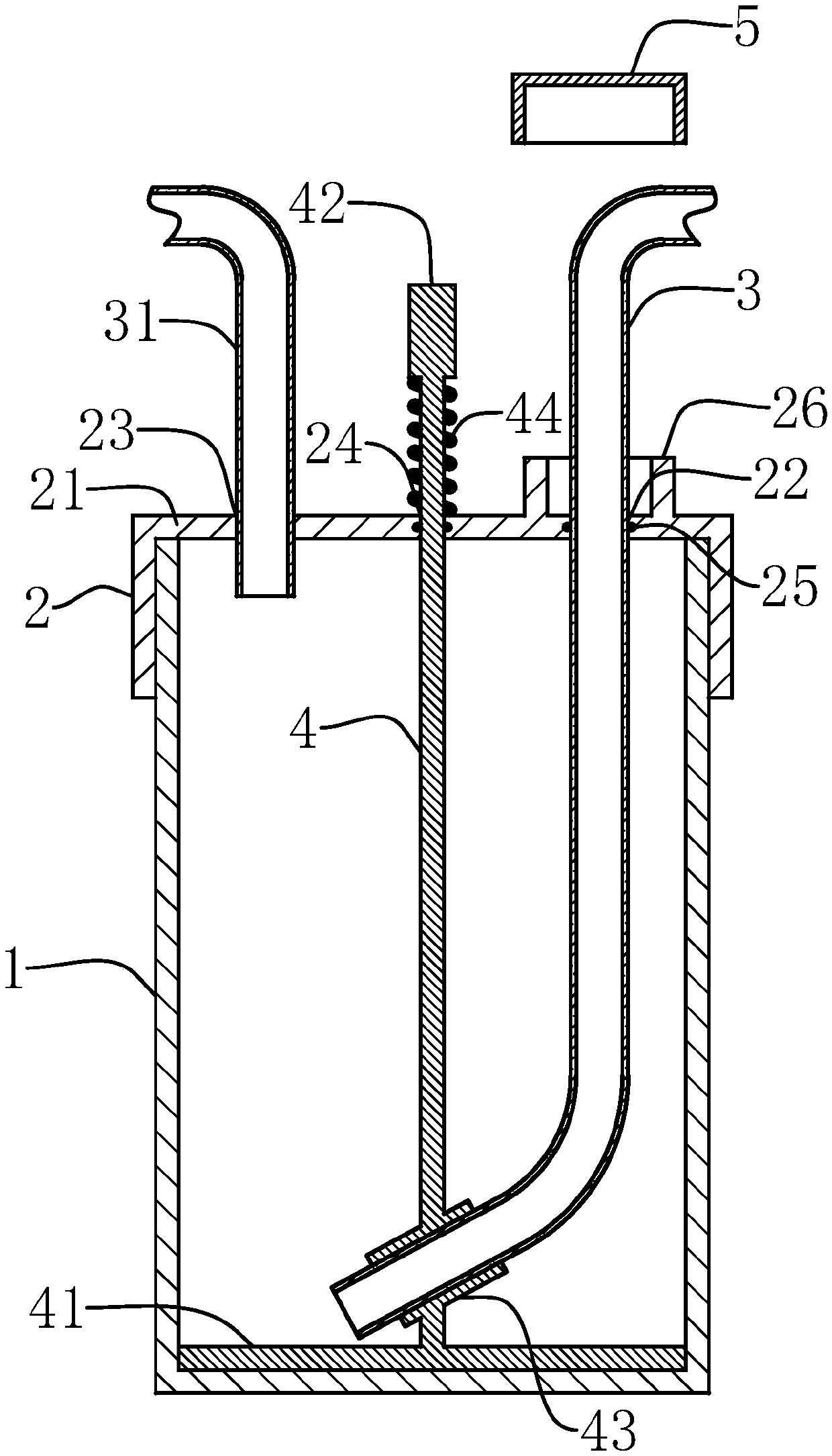 A kind of sputum collecting tube with rolling tube mechanism and its using method