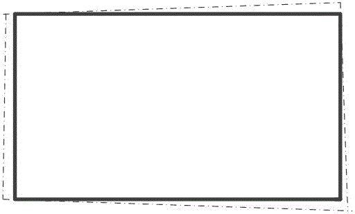 Projection image correction method and projection device