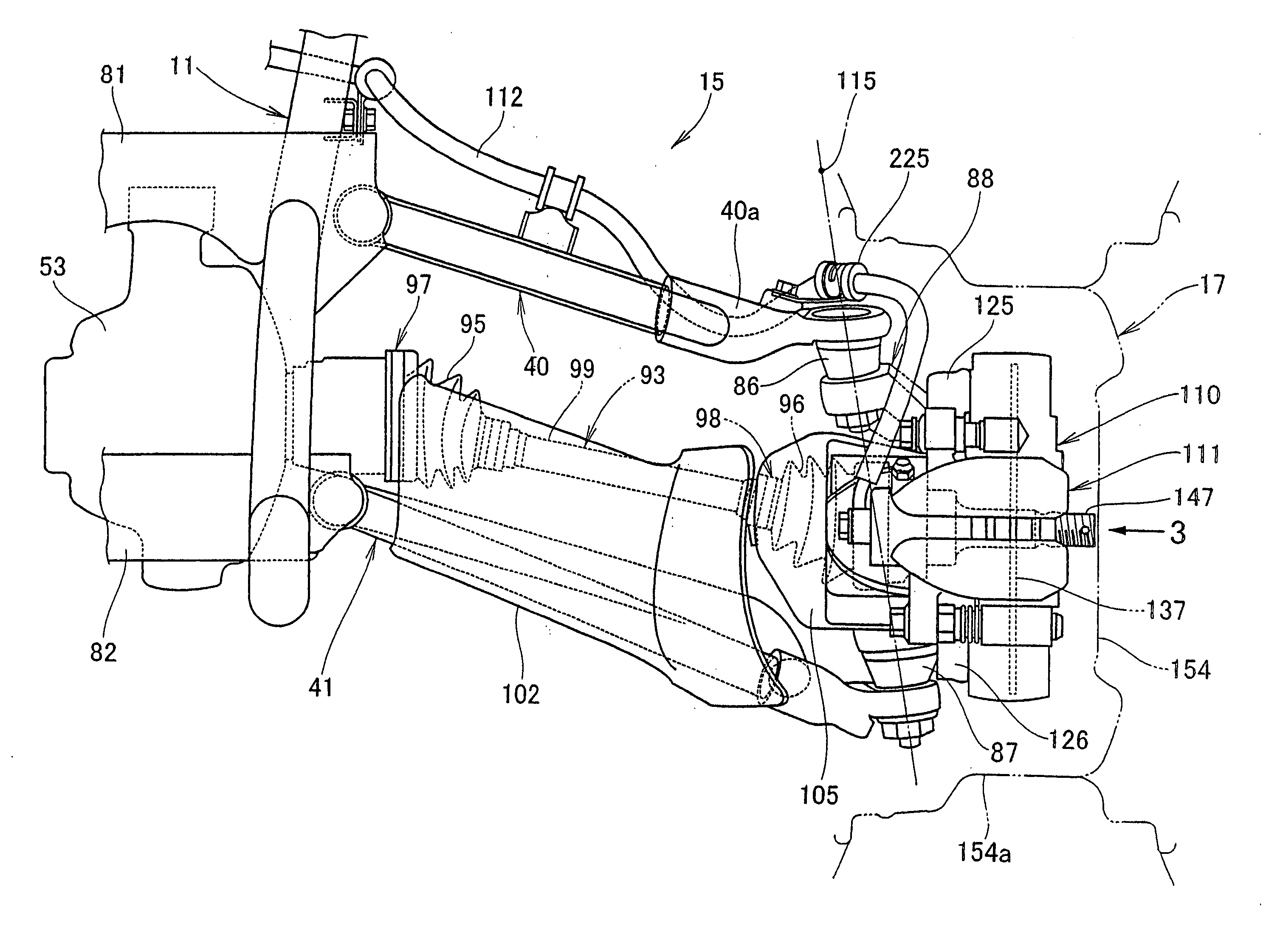 Protector for a saddle ride type all-terrain vehicle