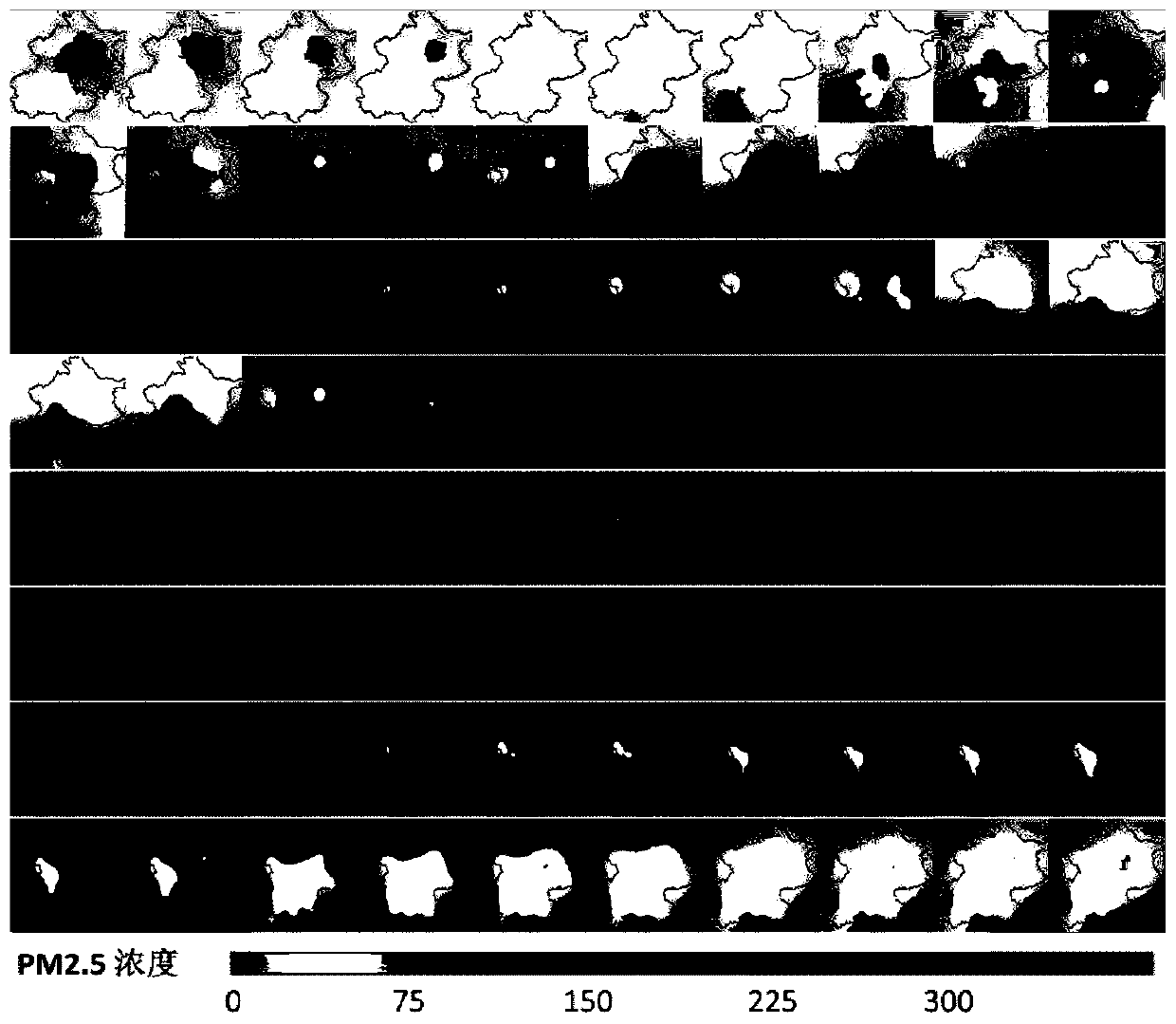 A method for data analysis and prediction model establishment of pm2.5 concentration