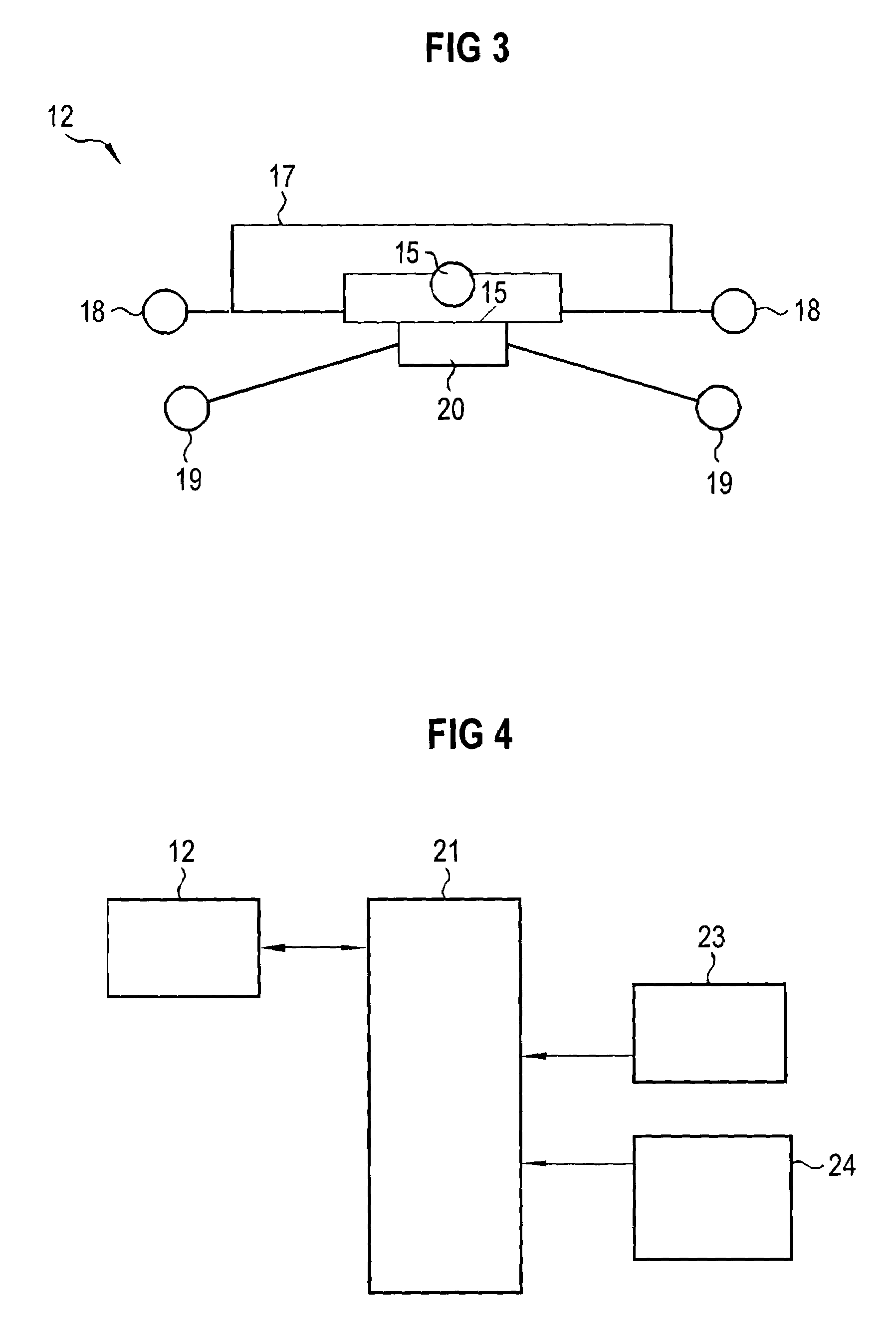 Display device comprising a luminous element with an emission characteristic of controllable solid angle