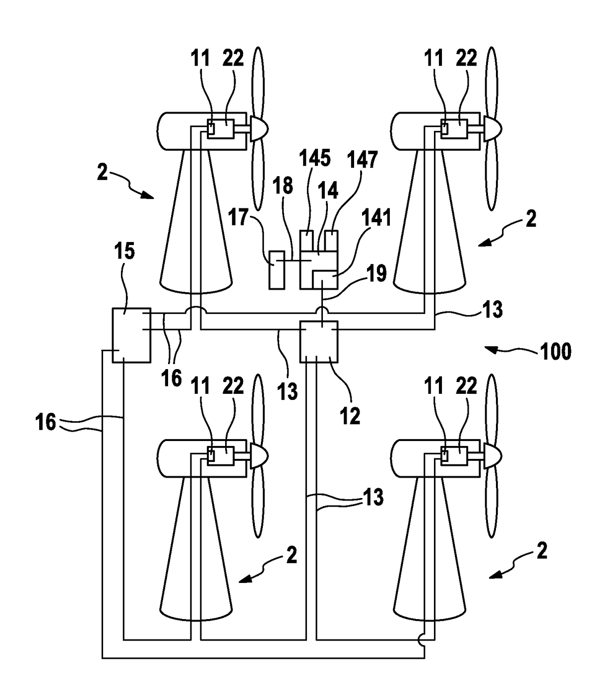 Wind turbine diagnostic device for generator components