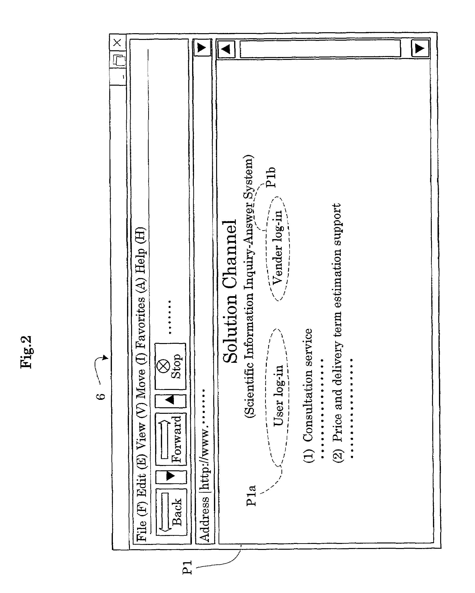 Scientific information inquiry-answer system, and a host computer and an inquiring computer therefor