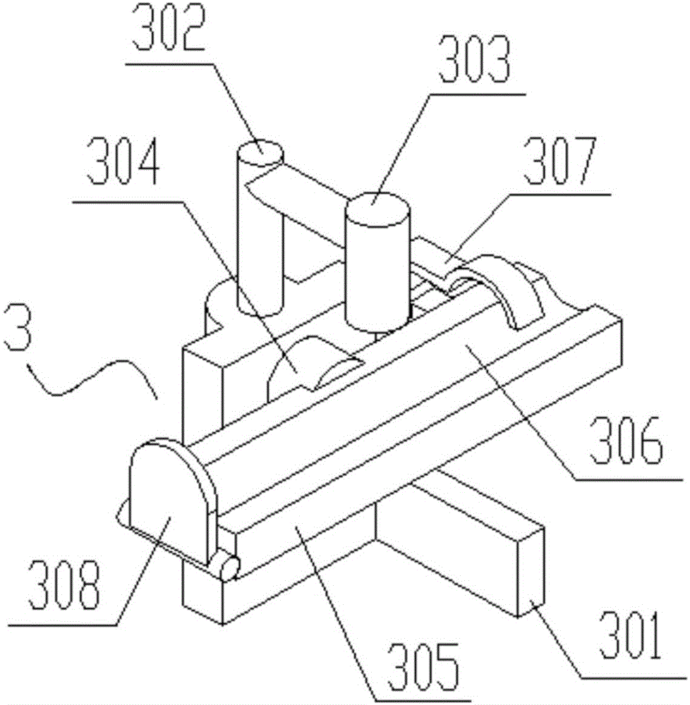 Positioning and pile sinking device of self-transportation buried piles