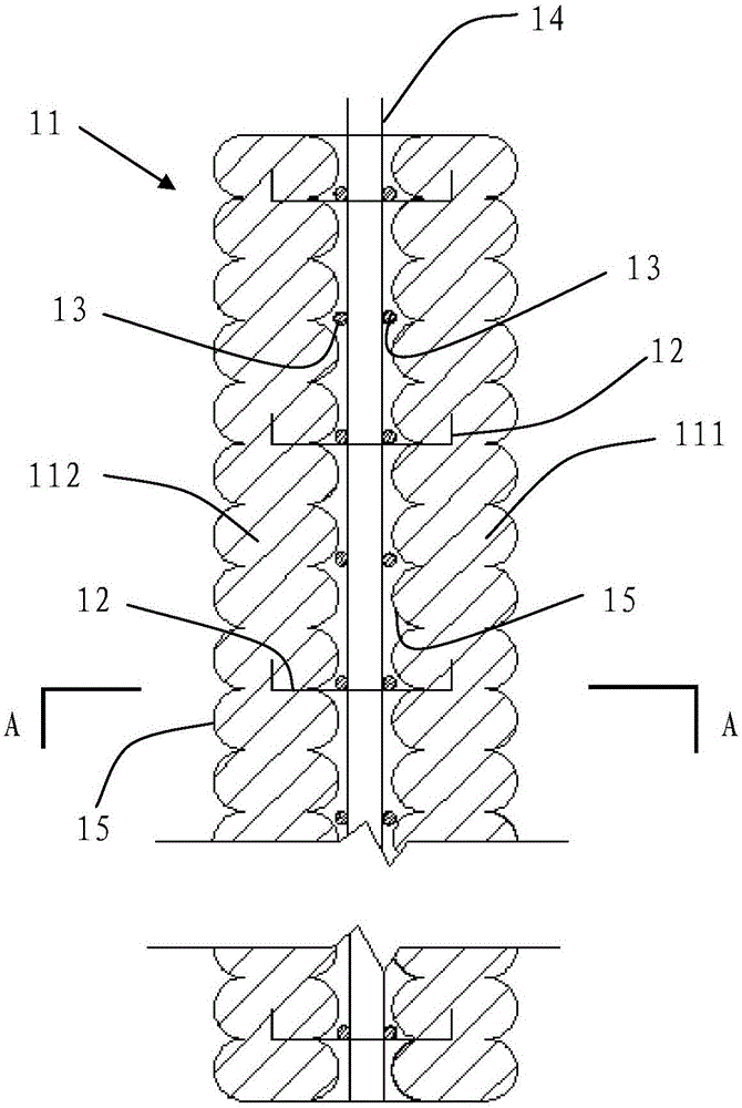 Making method of prefabricated concrete casting structure of 3D printing concrete shear wall